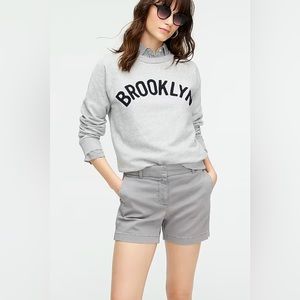 NWT *J. CREW* 5” CHINO Shorts … *STORM GREY* … Size: 4
